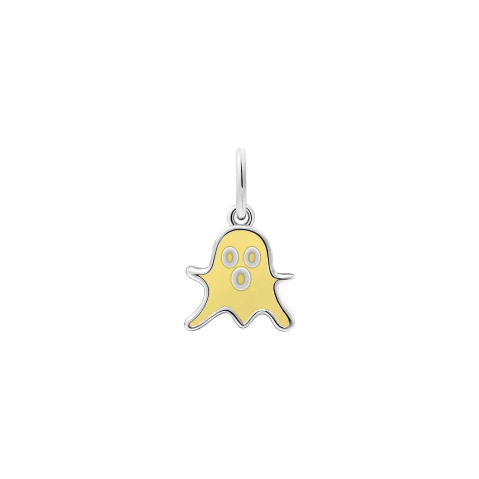 xenox-ghost-charm-925-sterlingsilber-18k-vergoldet-anh-nger image 1