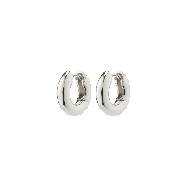 pilgrim-aica-chunky-huggie-hoops-silberplattiert image 1