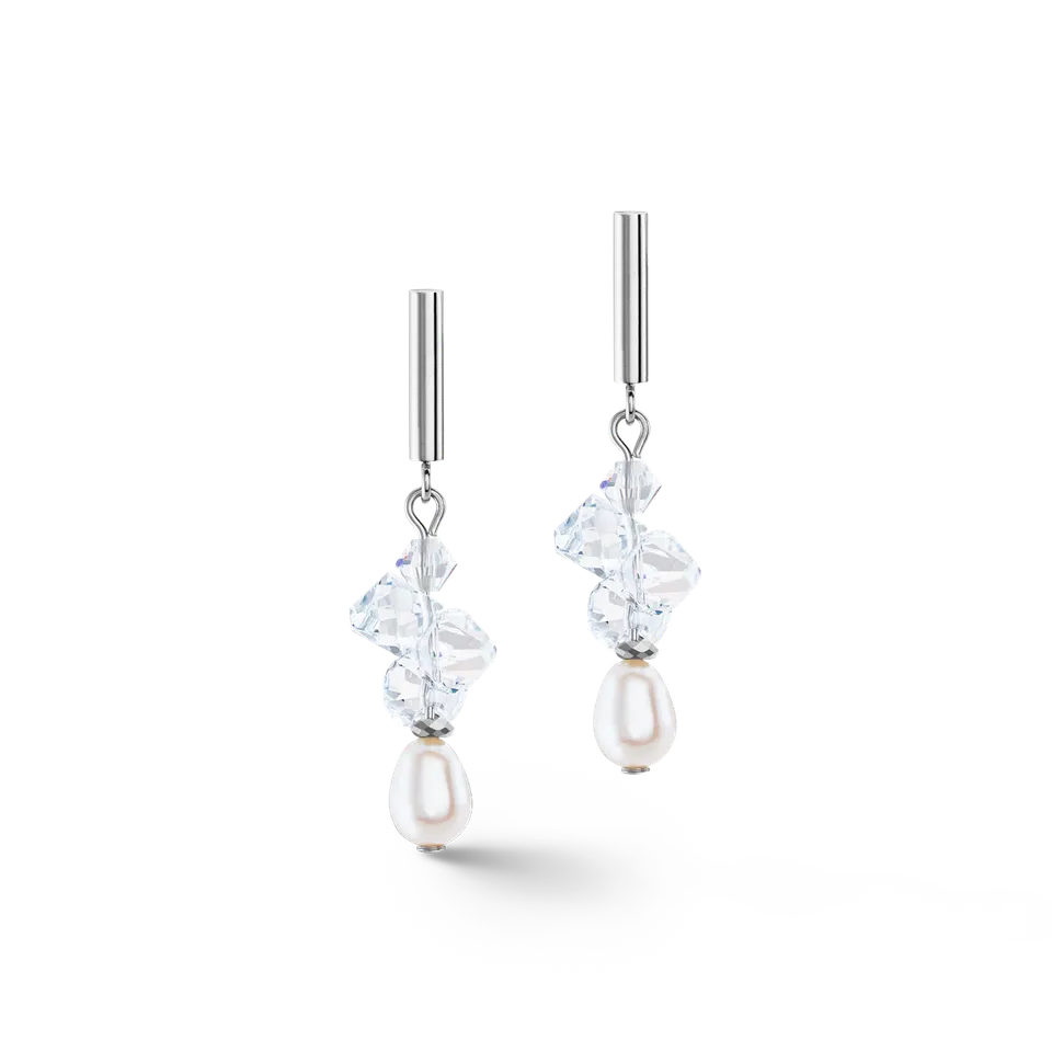 coeur-de-lion-ohrringe-dancing-crystals-pearls-silber-kristall-mit-s-wasserperle image 1