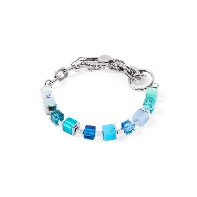 coeur-de-lion-cube-fusion-charm-armband-silber-ocean image 1