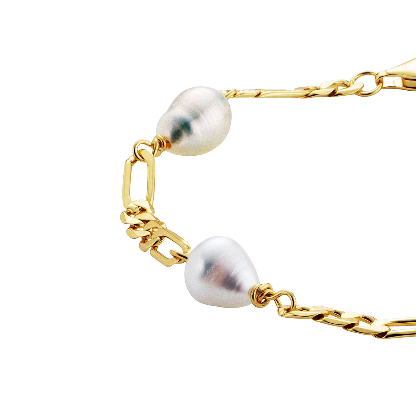 julie-julsen-figaroarmband-pearls-vergoldet-mit-4-s-wasserperlen image 4
