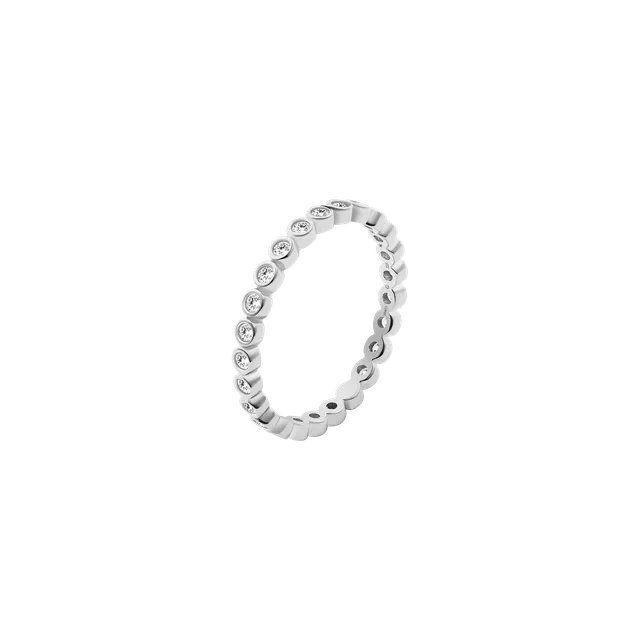 xenox-luna-ring-925-sterlingsilber-rhodiniert-memoire-zirkonia image 1