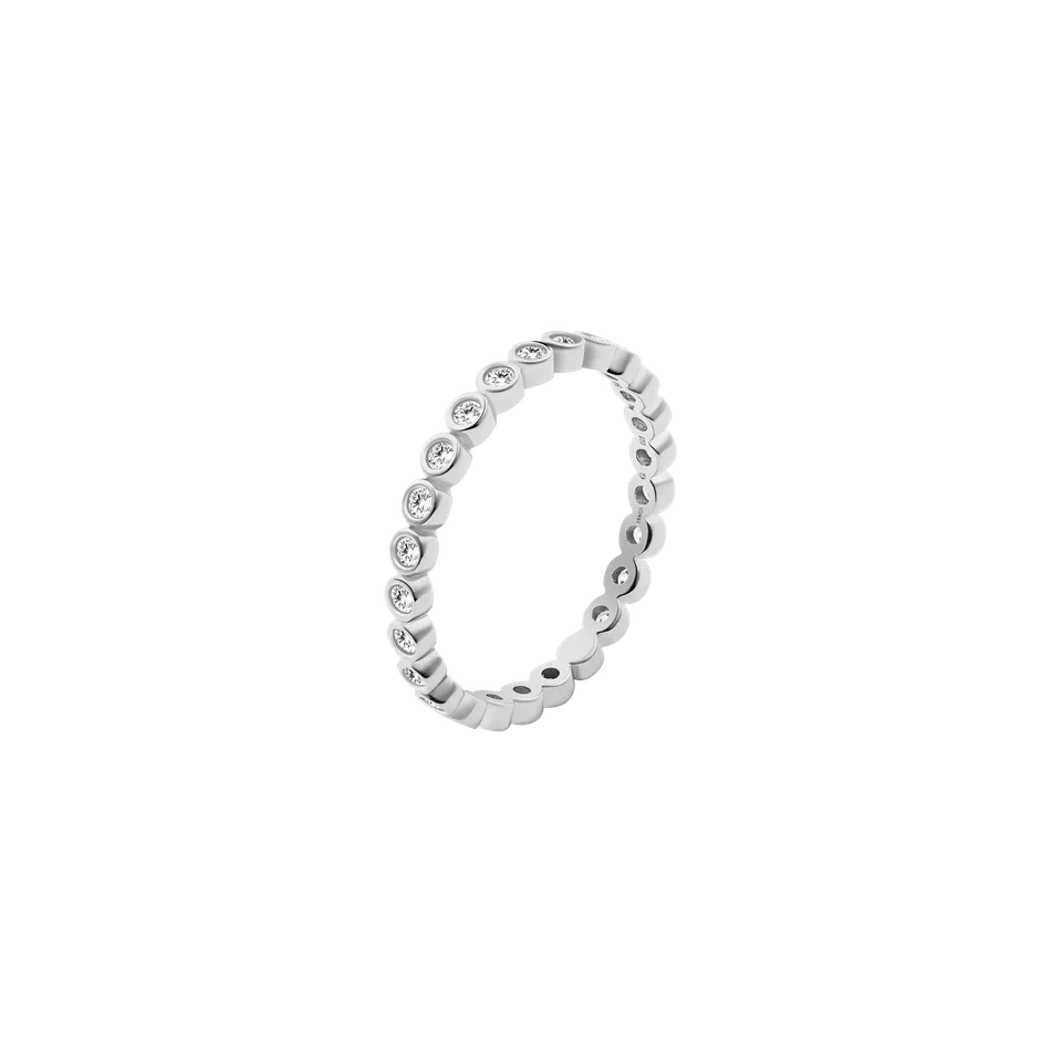xenox-luna-ring-925-sterlingsilber-rhodiniert-memoire-zirkonia image 1