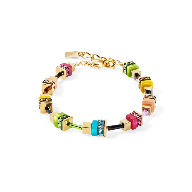 coeur-de-lion-armband-boho-sunset-cube-rainbow image 1