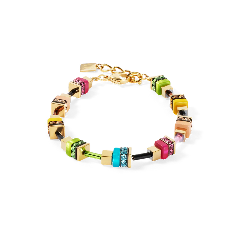 coeur-de-lion-armband-boho-sunset-cube-rainbow image 1