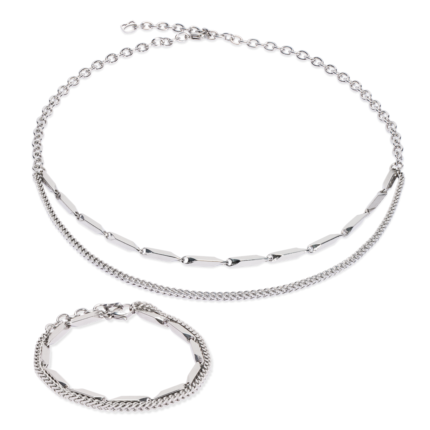 coeur-de-lion-armband-twisted-layers-silber image 3