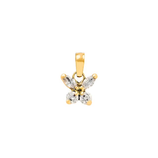 xenox-fine-anh-nger-mit-zirkonia-585-gelbgold image 1