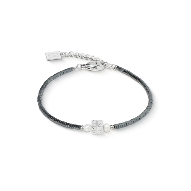 coeur-de-lion-edge-grace-armband-anthrazit-silber image 1