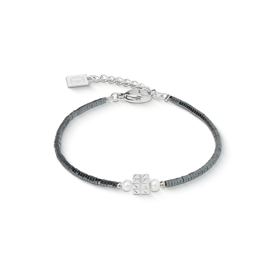 coeur-de-lion-edge-grace-armband-anthrazit-silber image 1