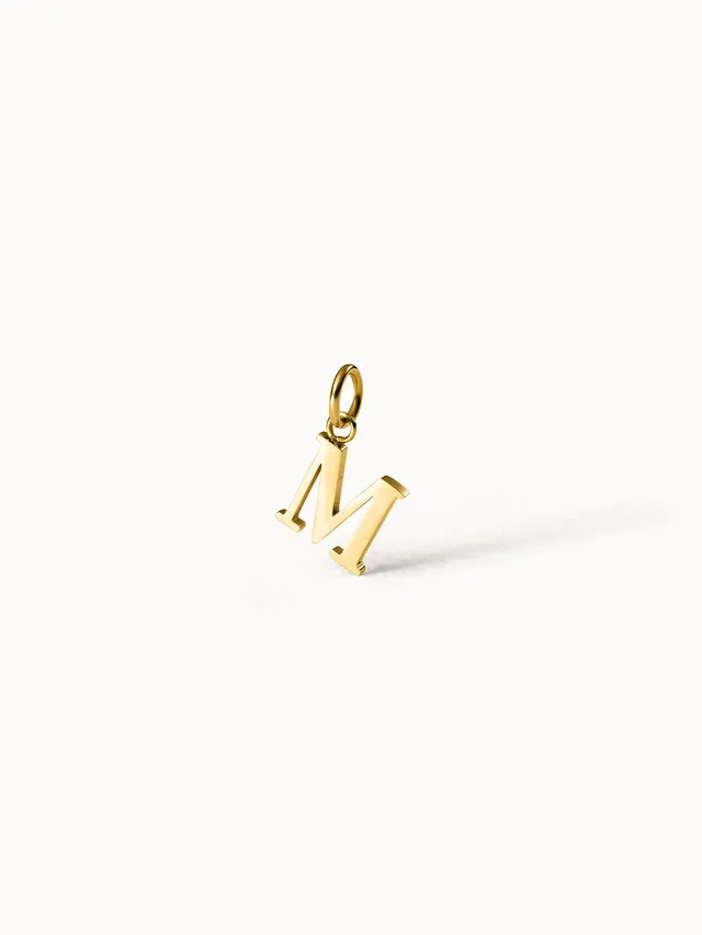 purelei-pure-m-charm-anh-nger-buchstabe-m-edelstahl-vergoldet-10-mm image 1