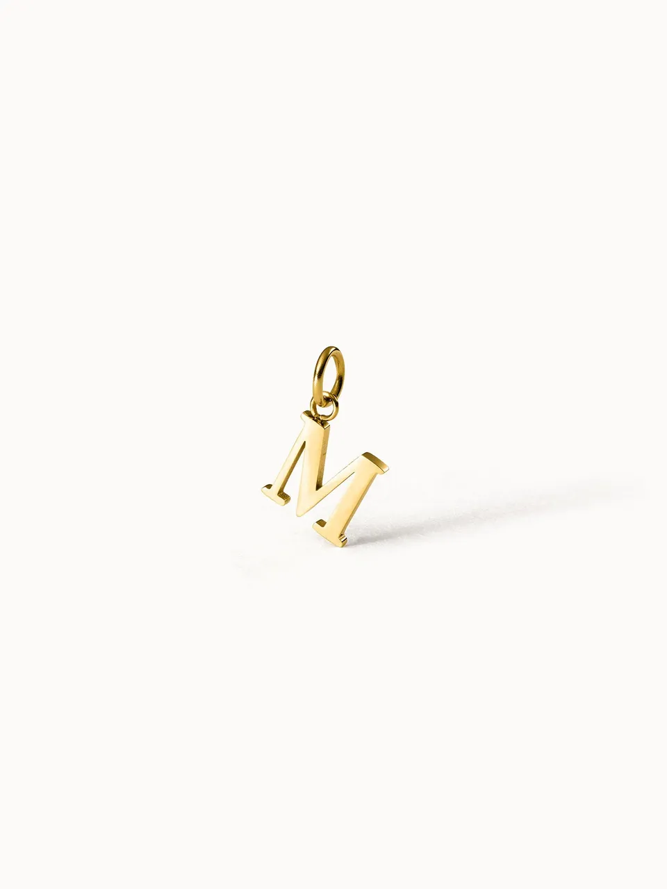 purelei-pure-m-charm-anh-nger-buchstabe-m-edelstahl-vergoldet-10-mm image 1