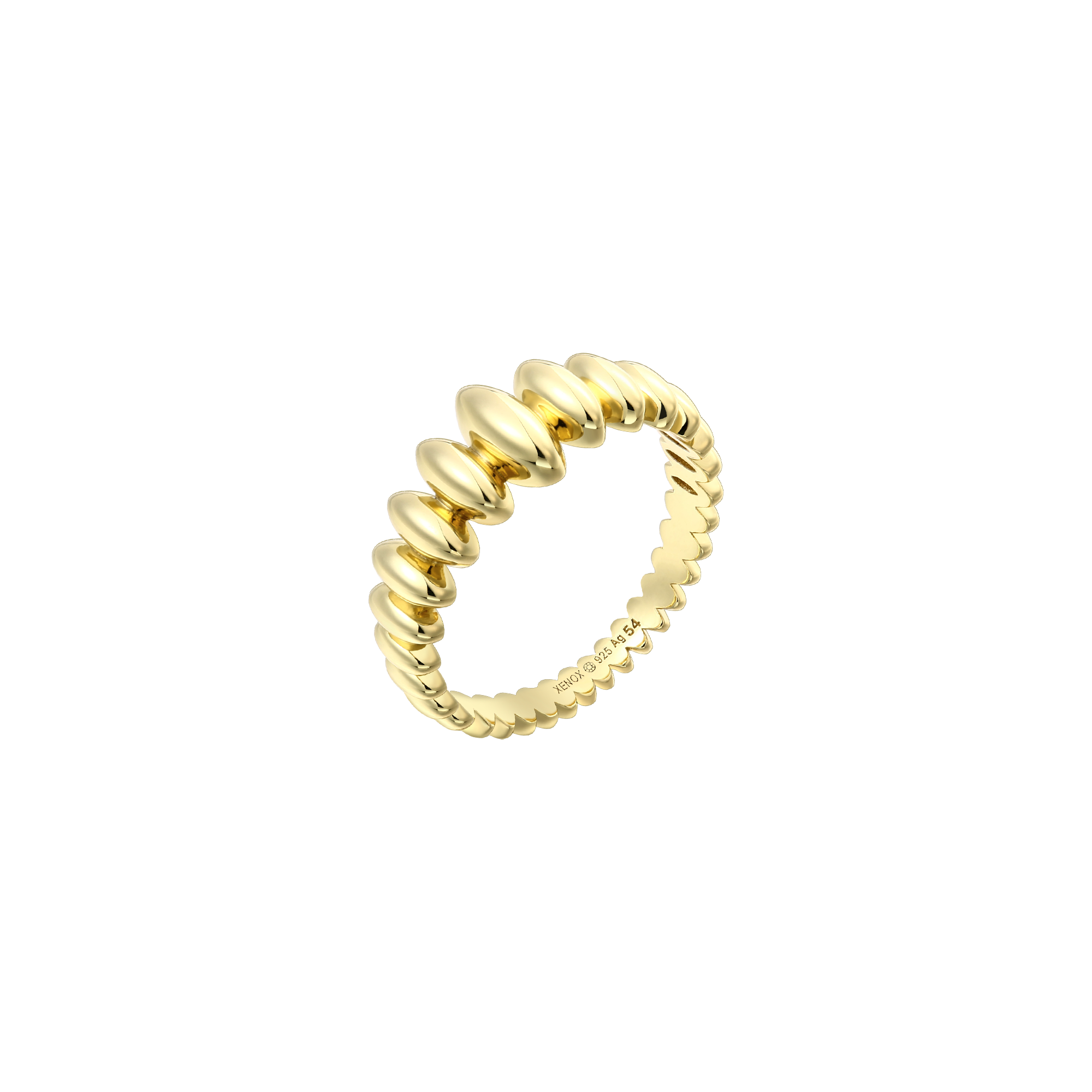xenox-cloud-ring-925-sterling-silber-rhodiniert image 2