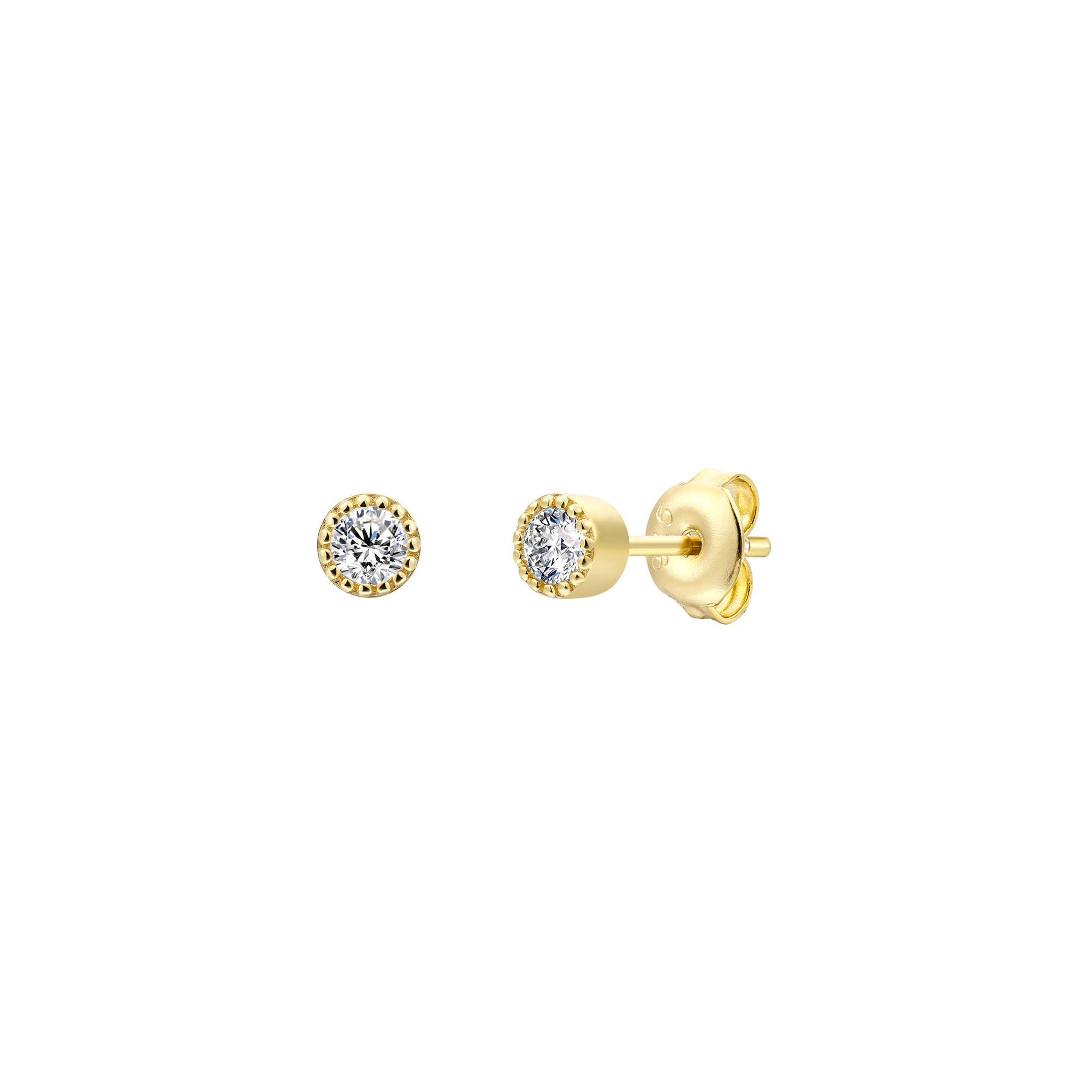 xenox-pure-essentials-ohrringe-925-sterlingsilber-rhodiniert-mit-zirkonia-4 image 2