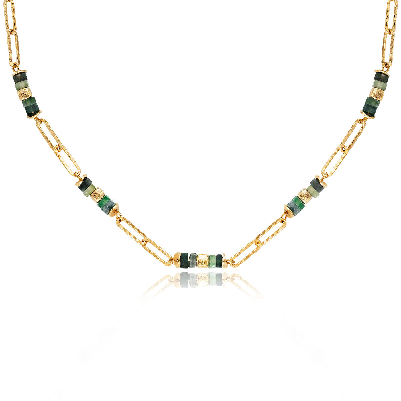 julie-julsen-loving-stones-kette-aus-36-gr-nen-edelsteinen-baumachat-amazonit-40 image 1