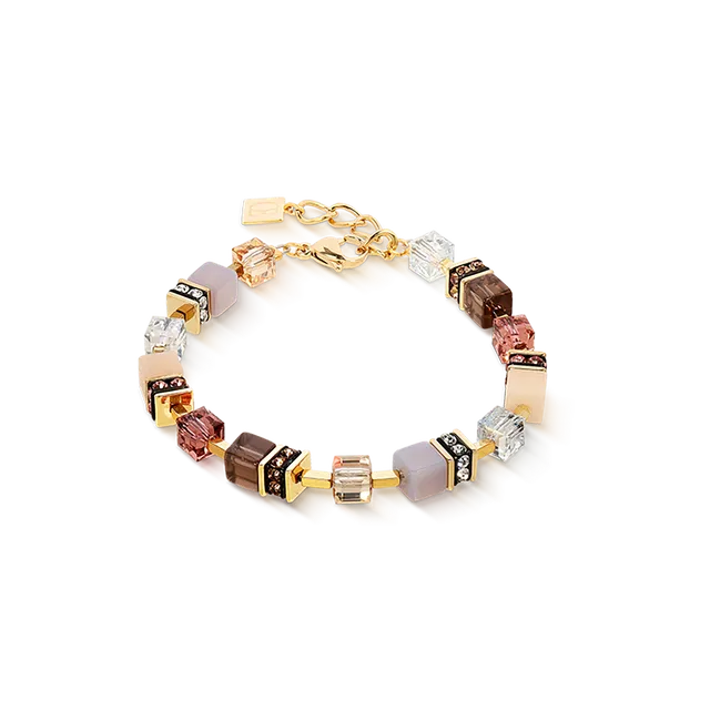coeur-de-lion-geocube-precious-statement-armband-golden-blush image 1
