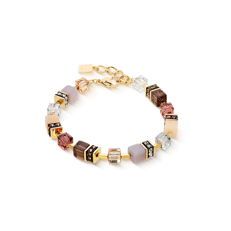 coeur-de-lion-geocube-precious-statement-armband-golden-blush image 1