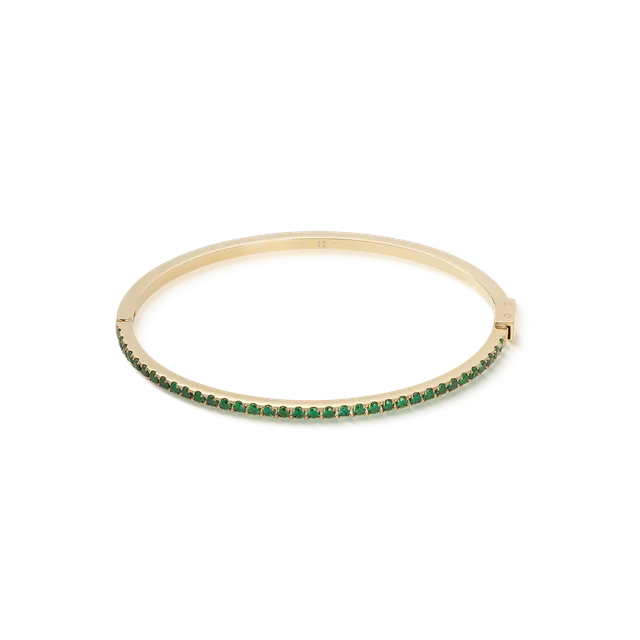 coeur-de-lion-eternal-love-armreif-gold-gr-n-zirkonia-edelstahl image 1
