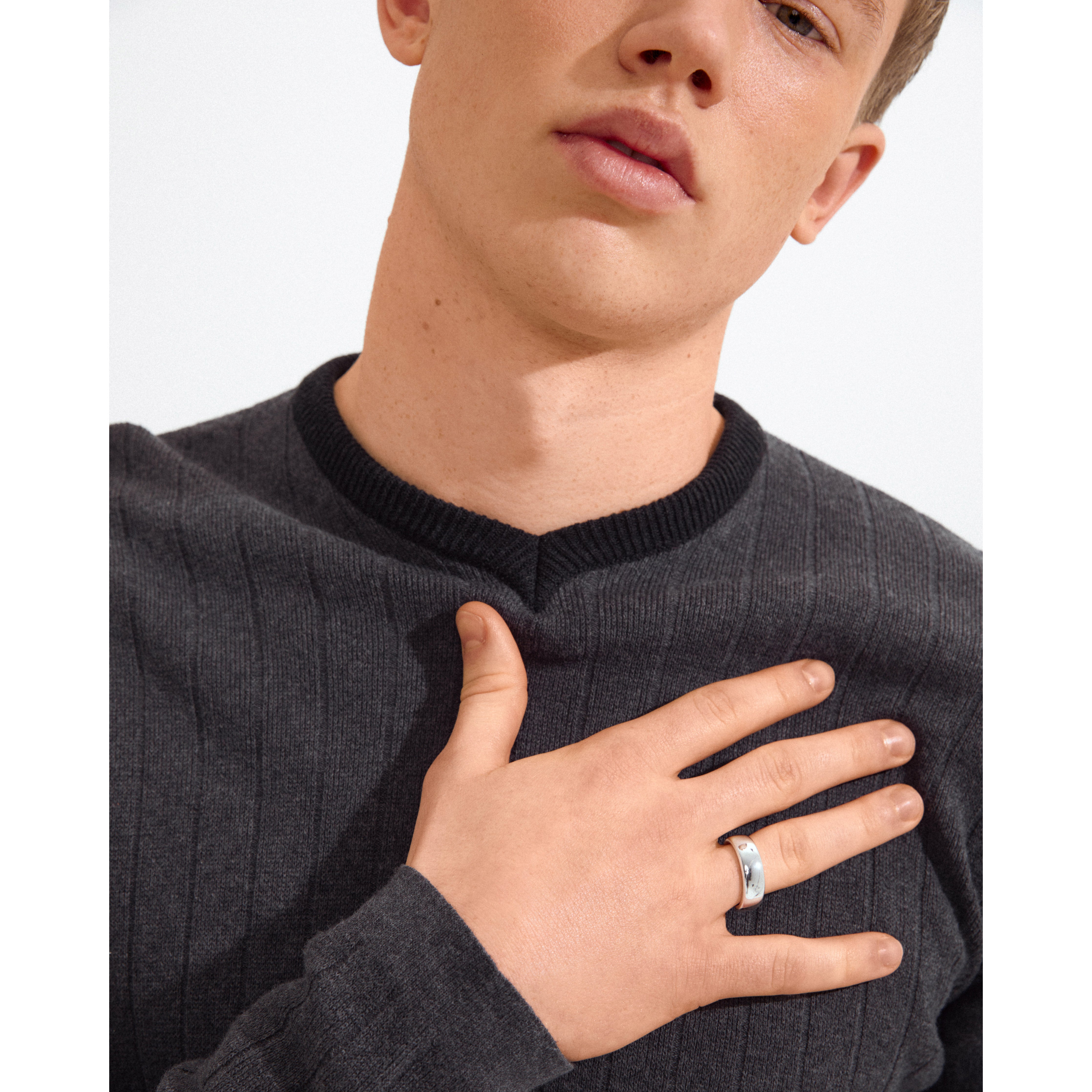 pilgrim-elio-ring-versilbert-hochglanz-verstellbar image 2