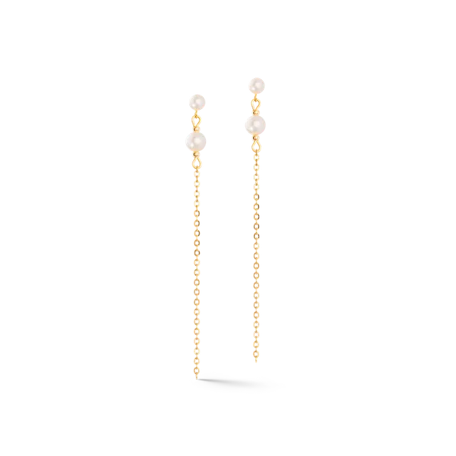 coeur-de-lion-ohrringe-princess-pearls-gold-gr-n image 1