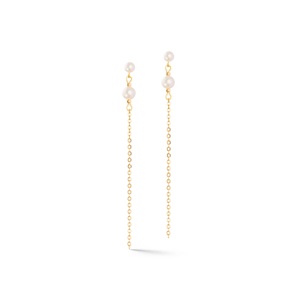 coeur-de-lion-ohrringe-princess-pearls-gold-gr-n image 1