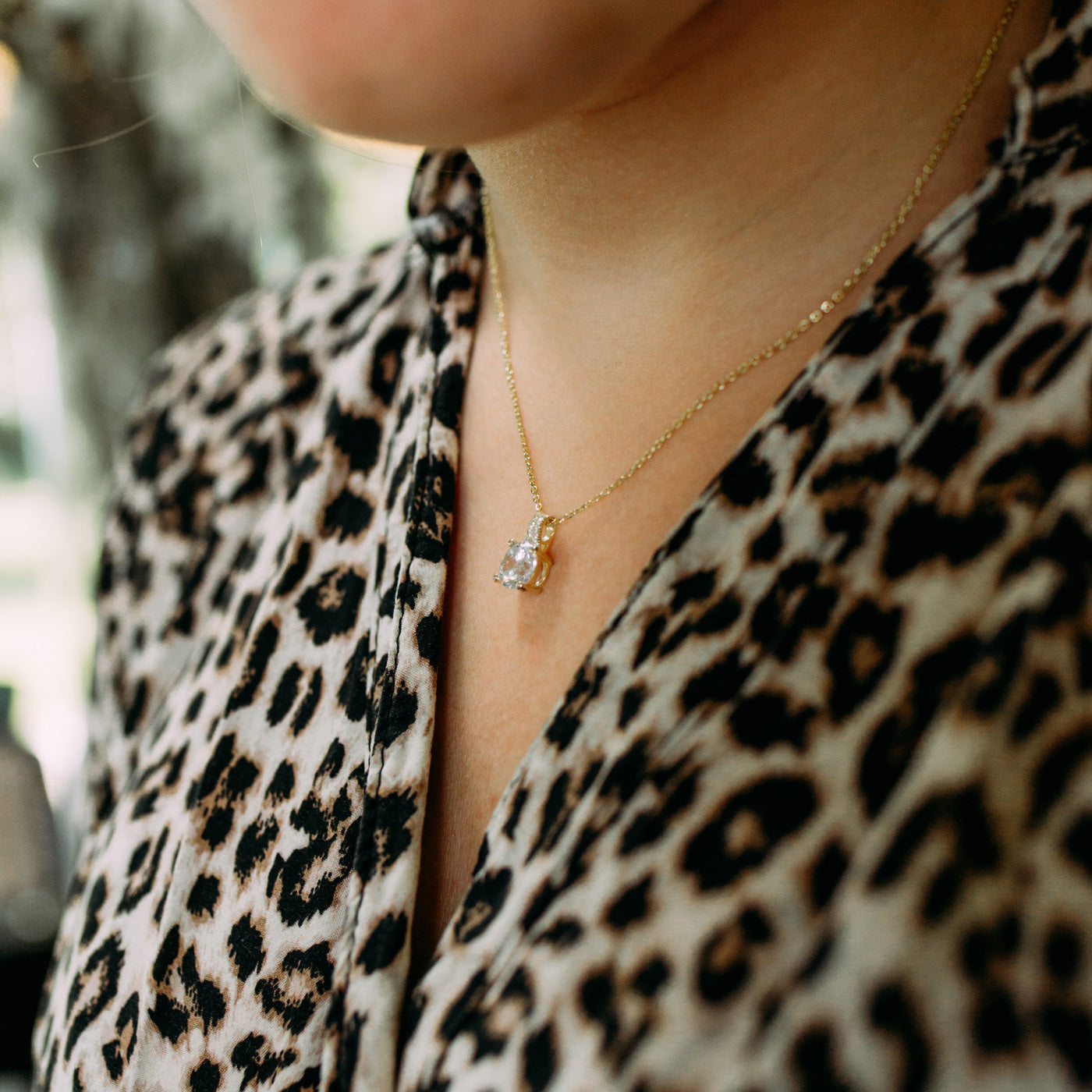 julie-julsen-cz-stones-kette-mit-anh-nger-vergoldet-9-zirkonia image 2
