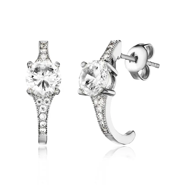 julie-julsen-cz-stones-ohrstecker-silber-mit-24-zirkonia-transparent image 1