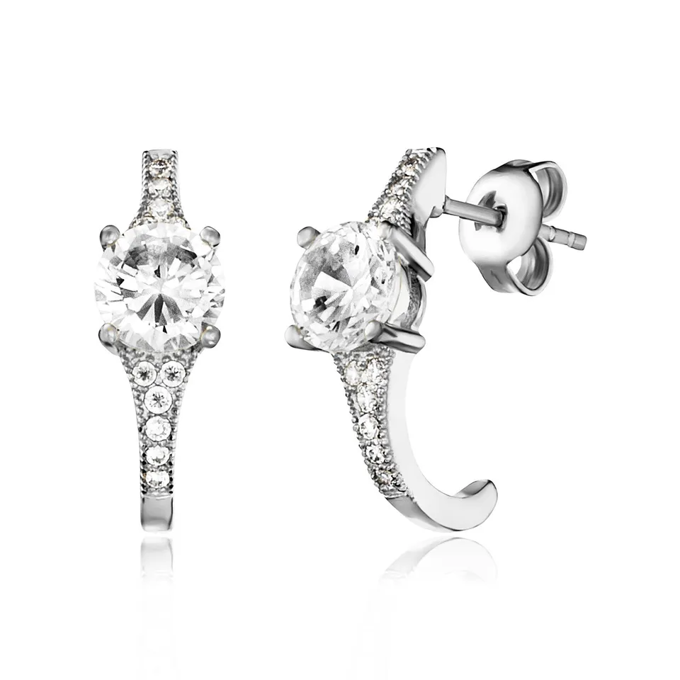 julie-julsen-cz-stones-ohrstecker-silber-mit-24-zirkonia-transparent image 1