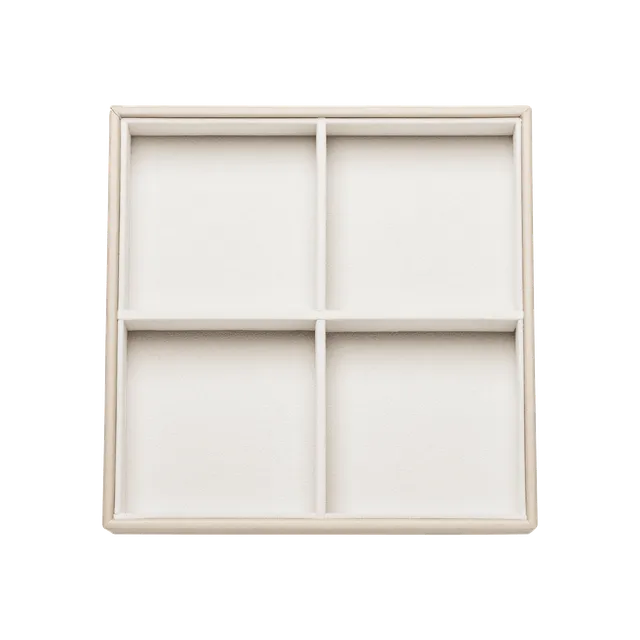 purelei-schmuckaufbewahrung-ohrringe-schmucktablett-18x18x3-cm-beige image 1