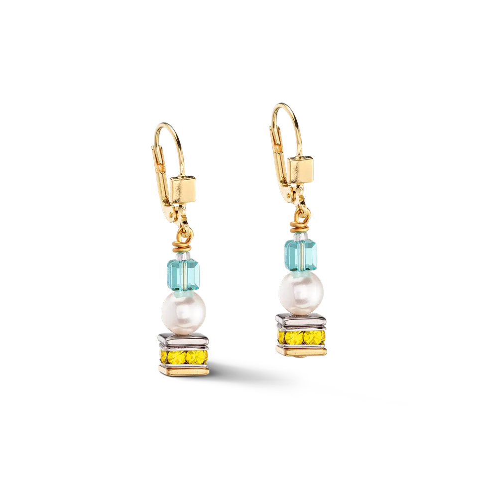 coeur-de-lion-joyful-cubes-pearls-ohrringe-multicolor image 1