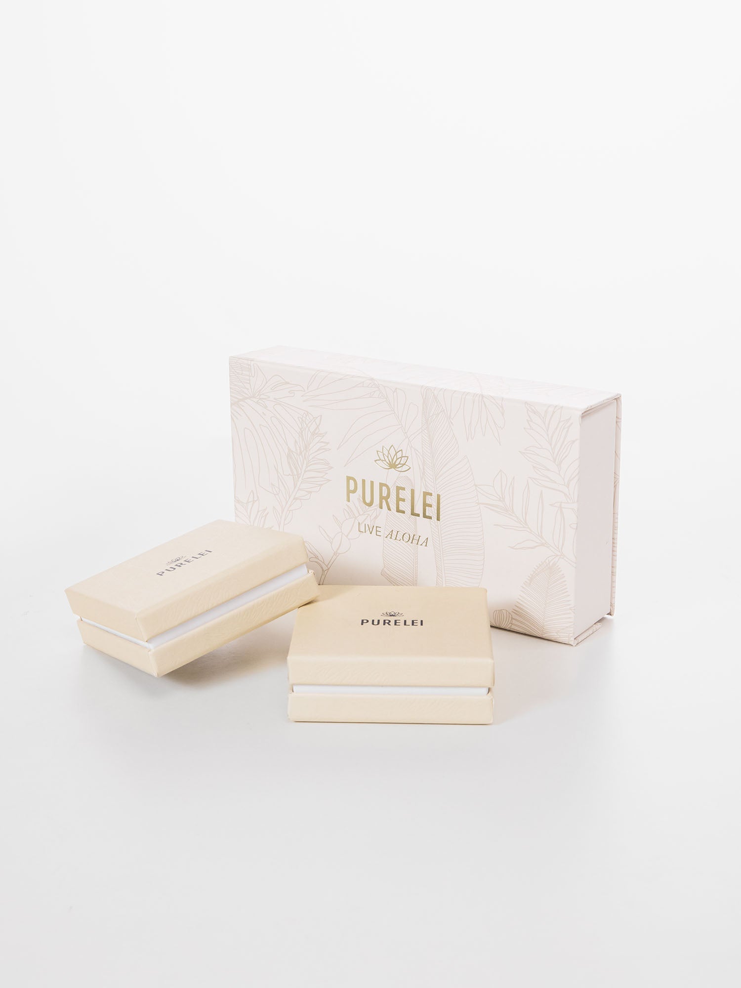 purelei-geschenkbox-mit-zwei-schmuckboxen-magnetbox-beige image 1