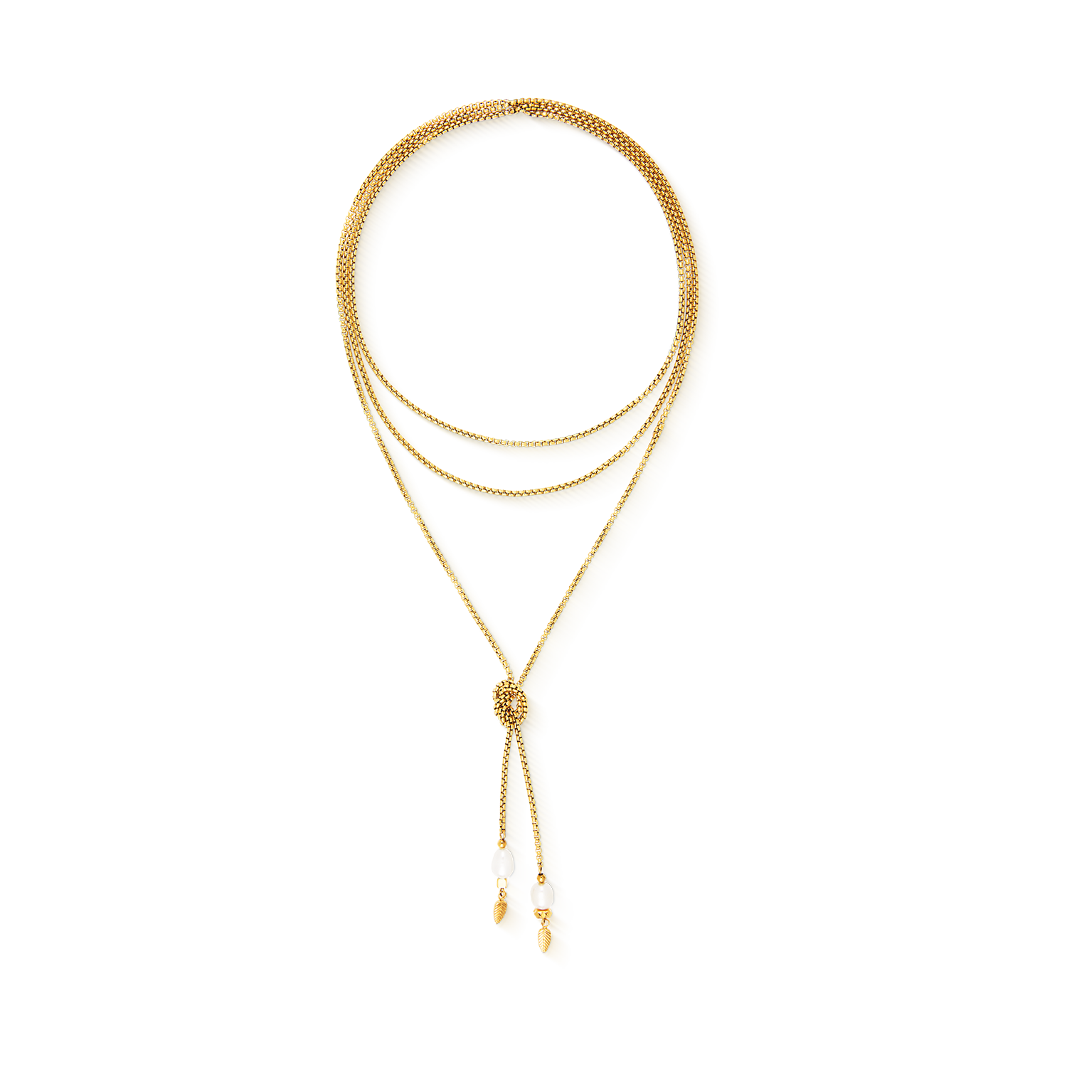 coeur-de-lion-serene-knot-chain-halskette-gold image 1