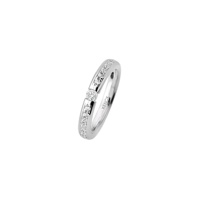 xenox-partnerring-925-sterlingsilber-mit-zirkonia-rhodiniert-2 image 1