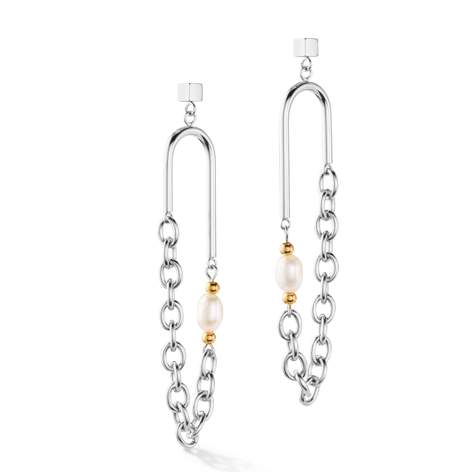 coeur-de-lion-boho-ohrringe-s-sswasserperlen-silber-multicolor-lang image 2