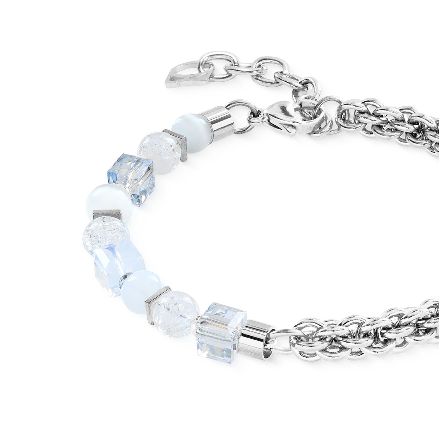 coeur-de-lion-armband-cube-nexus-silber-wei image 2