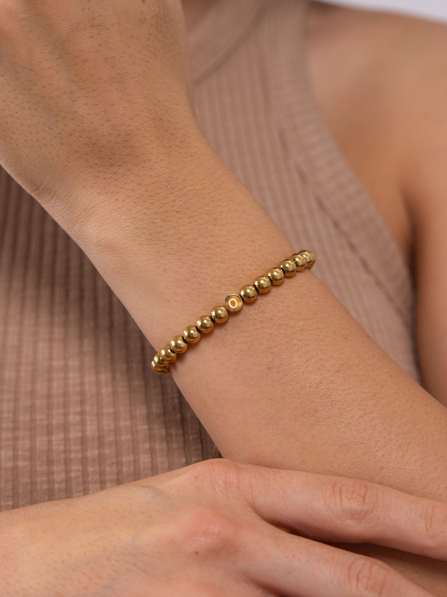 purelei-letter-o-armband-personalisiertes-buchstaben-armband-verstellbar image 2