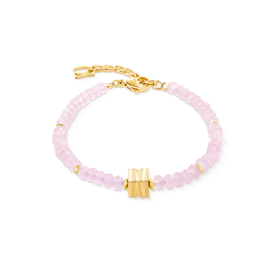 coeur-de-lion-armband-wave-essence-pink-jade-gold-18-cm-3-cm image 1