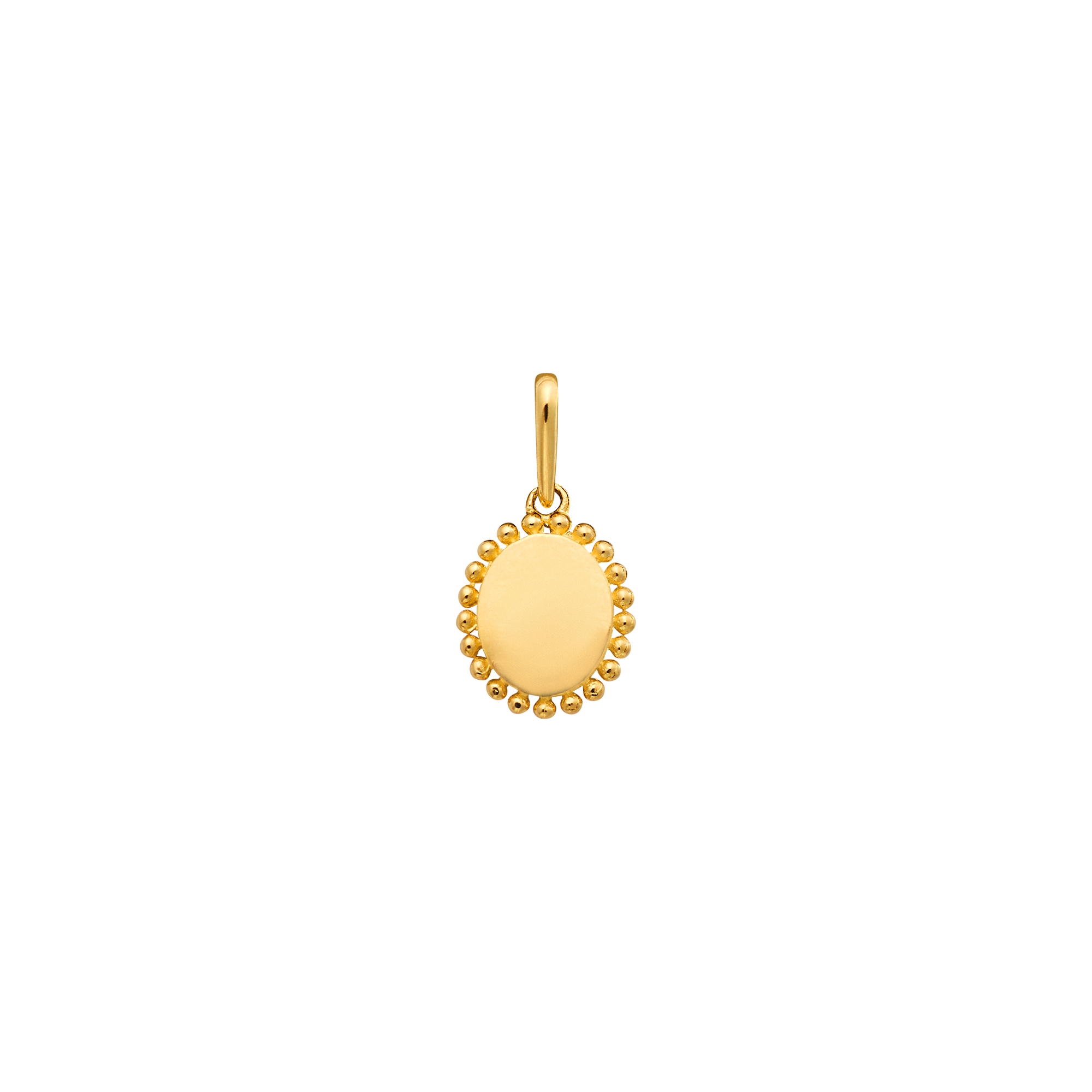 xenox-fine-oval-dot-anh-nger-585-gelbgold image 1