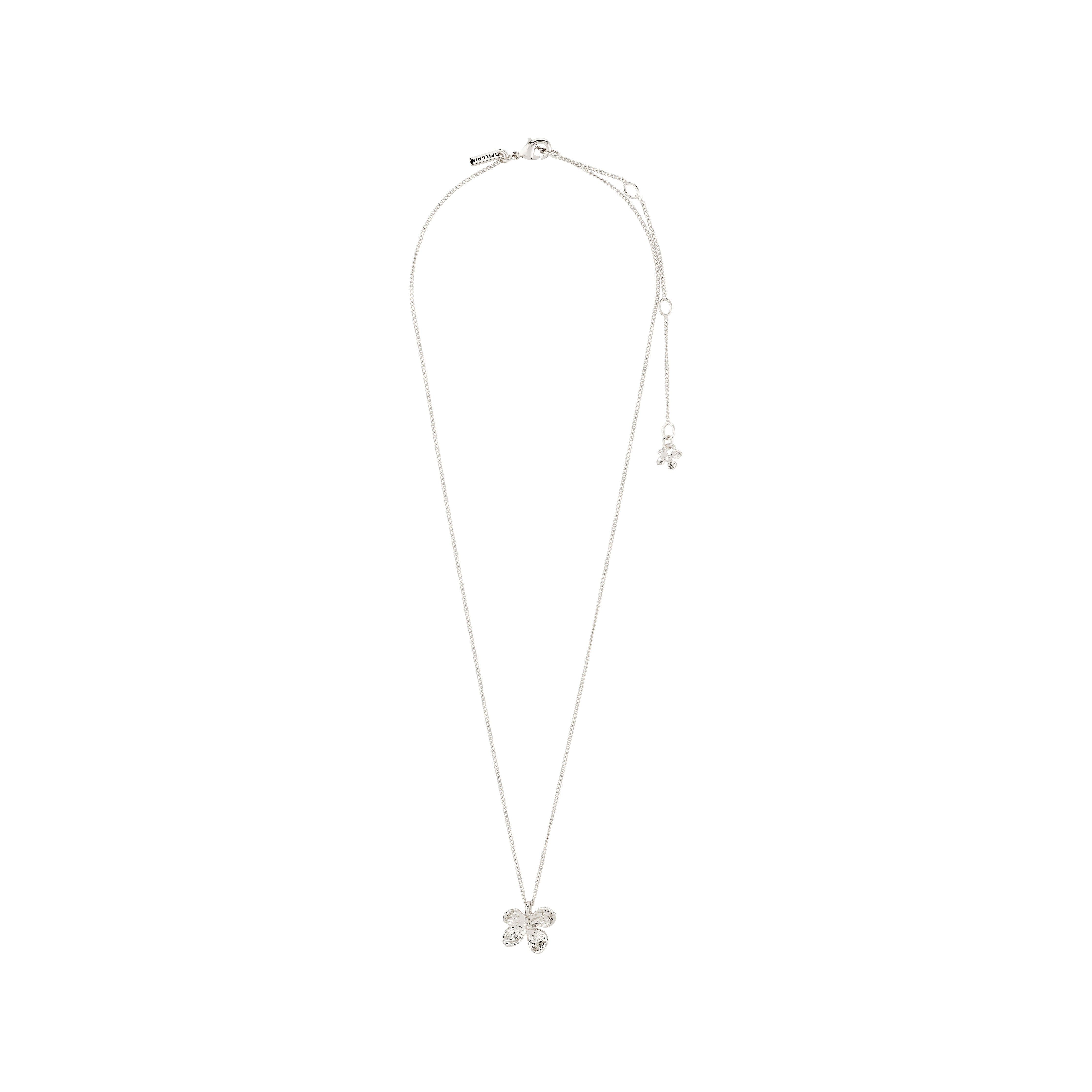 pilgrim-ajani-halskette-versilbert-mit-bl-tenanh-nger-40-9-cm image 4