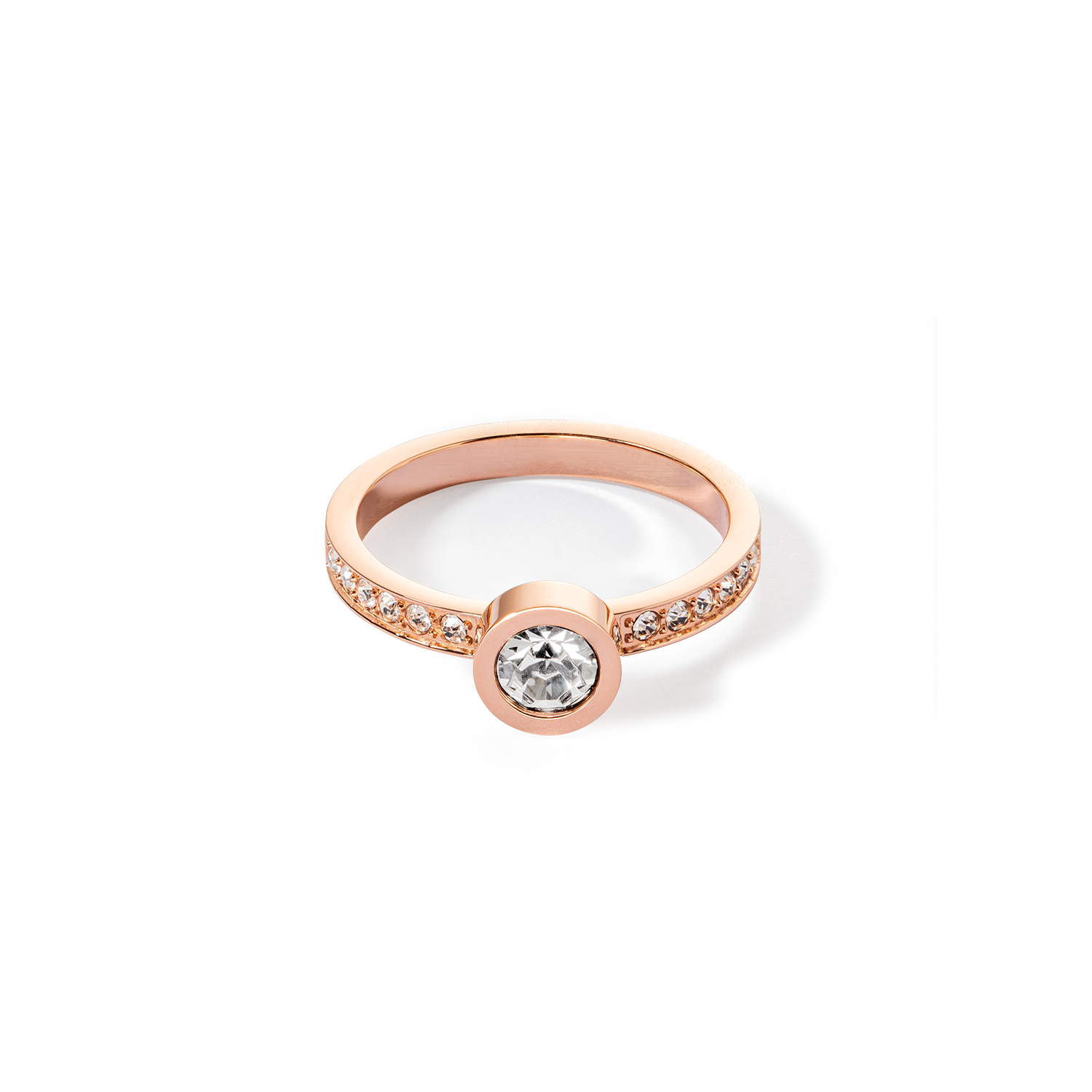coeur-de-lion-sparkling-dots-ring-ros-gold-kristall image 1