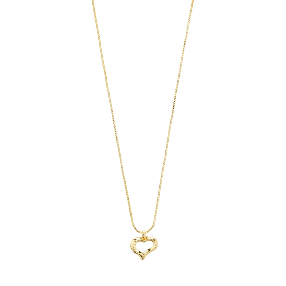pilgrim-iris-halskette-gold-plated-herzanh-nger-boxkette image 1