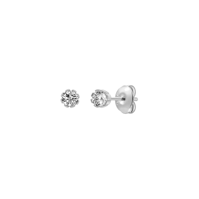 xenox-pure-essentials-ohrringe-925-sterlingsilber-rhodiniert-mit-zirkonia-8 image 1