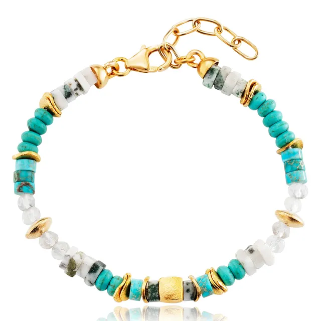 julie-julsen-loving-stones-armband-mit-t-rkisen-edelsteinen-jaspis-t-rkis-howlit image 1