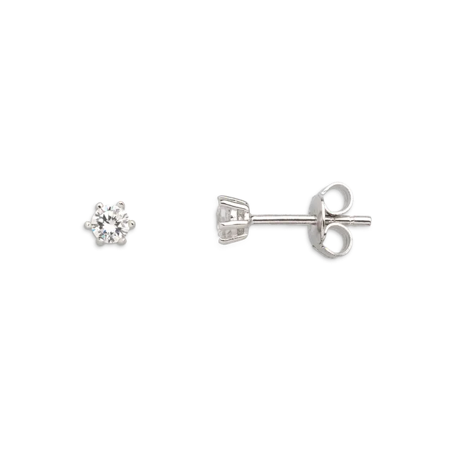 xenox-krappe-ohrring-925-sterlingsilber-rhodiniert-mit-zirkonia image 1