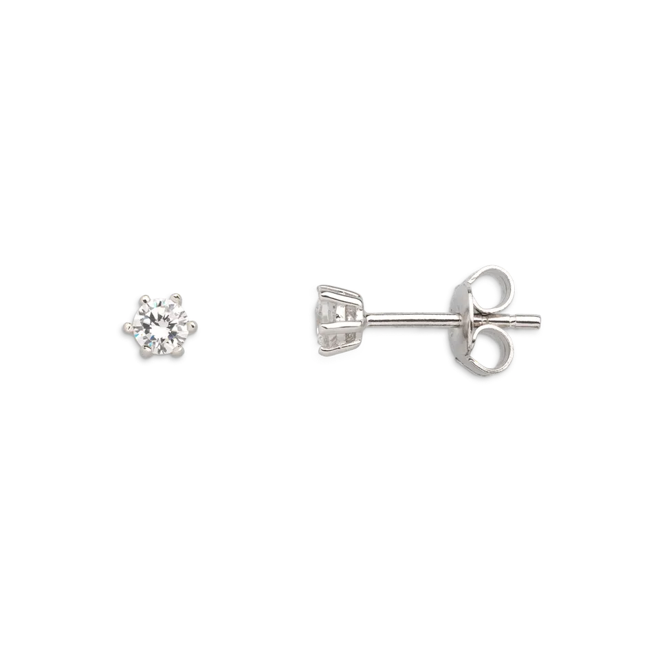 xenox-krappe-ohrring-925-sterlingsilber-rhodiniert-mit-zirkonia image 1