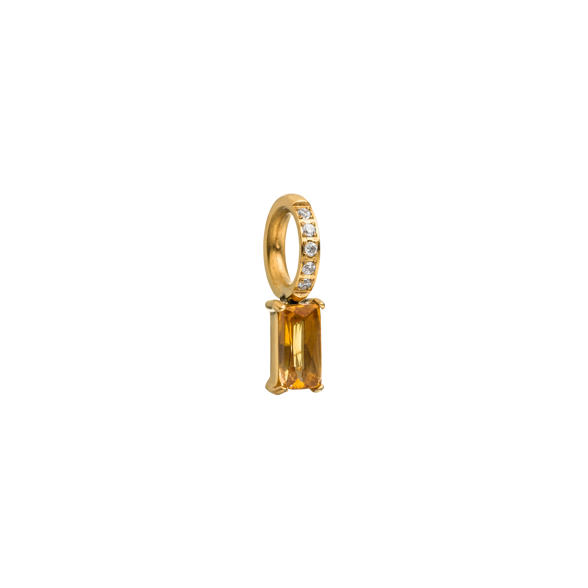 purelei-geburtsstein-november-citrin-charm-gold-baguette-anh-nger image 1