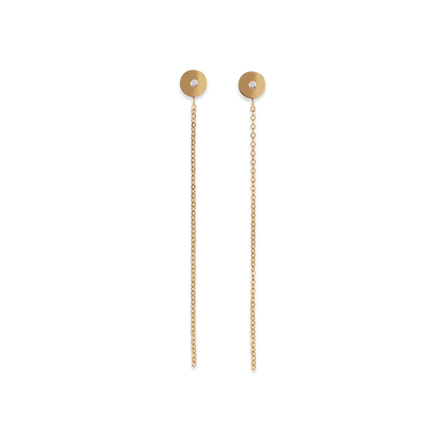 coeur-de-lion-sparklingcoins-ohrstecker-edelstahl-gold-0-8-1-cm image 1