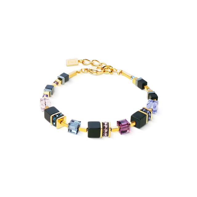 coeur-de-lion-geocube-precious-classic-armband-blue-moon-gold image 1