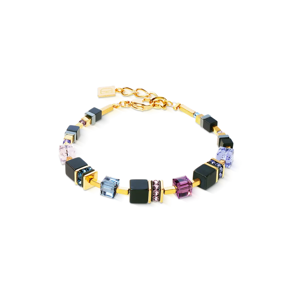 coeur-de-lion-geocube-precious-classic-armband-blue-moon-gold image 1