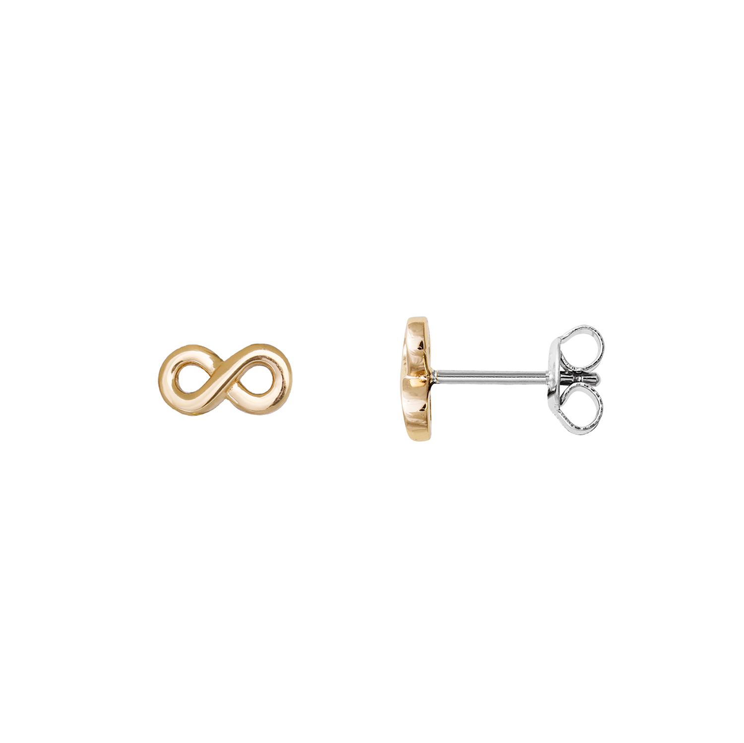 xenox-infinity-ohrstecker-925-sterlingsilber-18k-vergoldet image 1