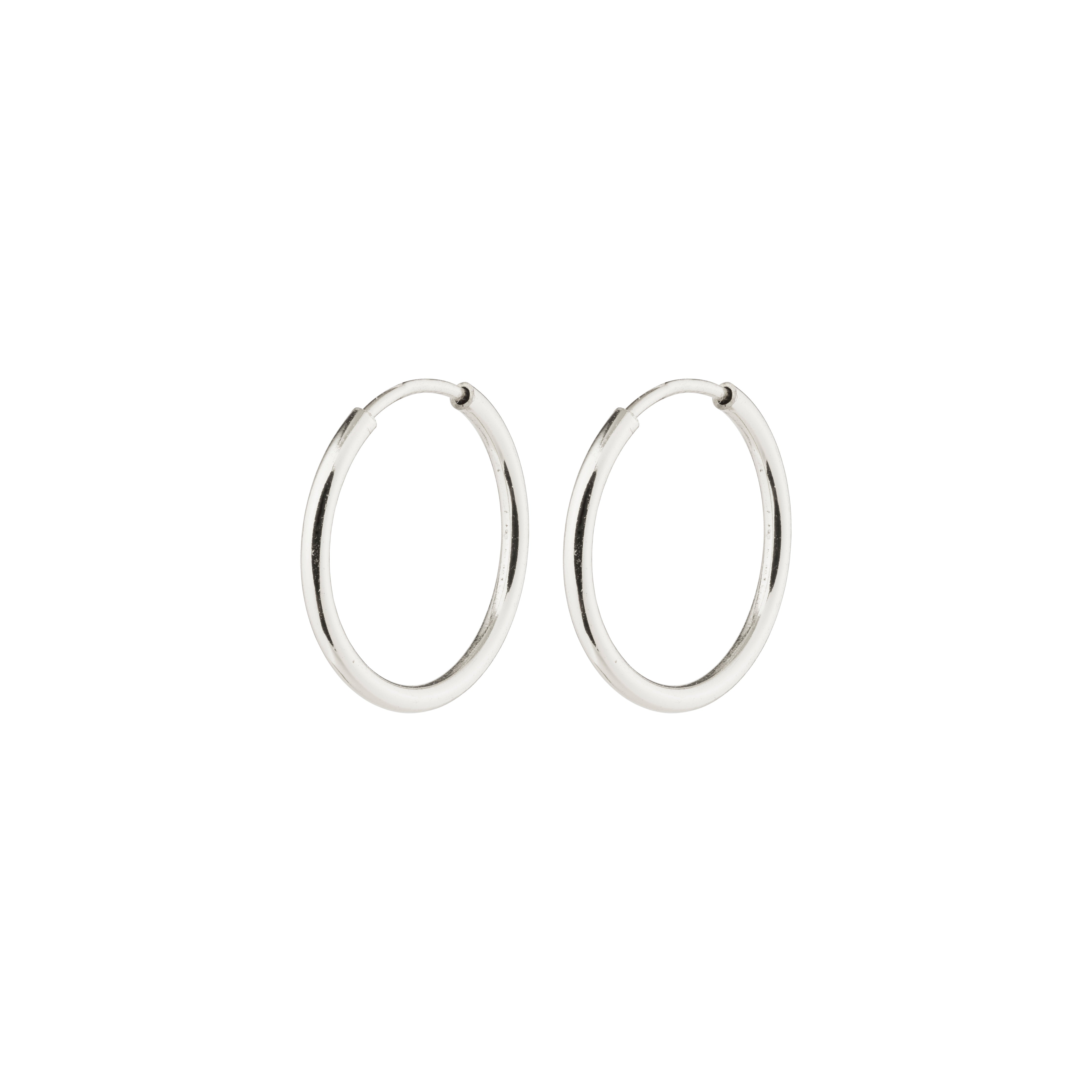 pilgrim-sanne-mini-creolen-versilbert-13-mm image 1